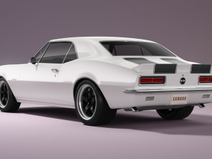 Chevrolet Camaro 1967 Pro Touring Modelo 3D