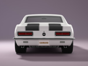 Chevrolet Camaro 1967 Pro Touring Modelo 3D