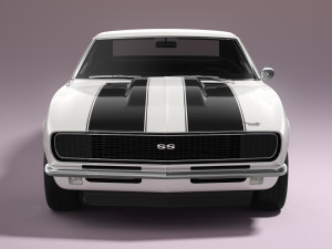 Chevrolet Camaro 1967 Pro Touring Modelo 3D