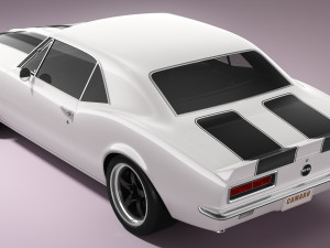 Chevrolet Camaro 1967 Pro Touring Modelo 3D