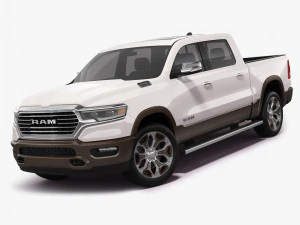 2023 Ram 1500 Limitada de cuerno largo Modelo 3D