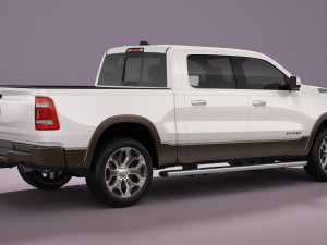 2023 Ram 1500 Limited Longhorn Model 3D
