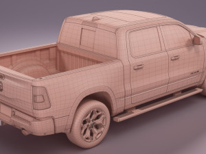 2023 Ram 1500 Limited Longhorn Model 3D