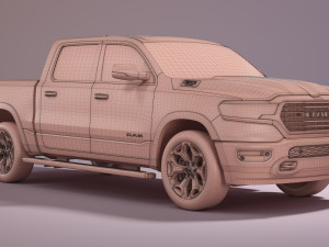 2023 Ram 1500 Limited Longhorn Model 3D