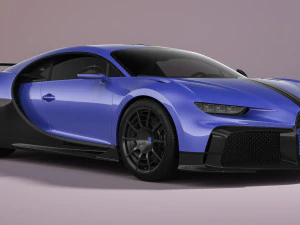 Bugatti Chiron Pur Sport 3D Model