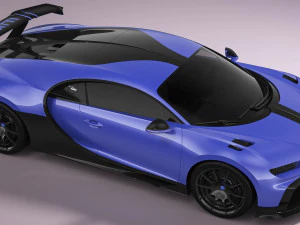 Bugatti Chiron Pur Sport 3D Model