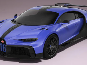 Bugatti Chiron Pur Sport 3D Model