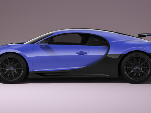 Bugatti Chiron Pur Sport Model 3D