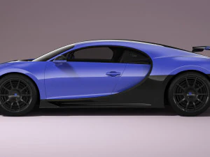 Bugatti Chiron Pur Sport 3D Model