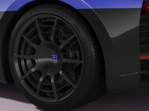 Bugatti Chiron Pur Sport Model 3D