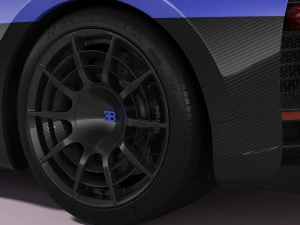 Bugatti Chiron Pur Sport 3D Model