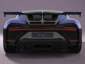 Bugatti Chiron Pur Sport 3D Model