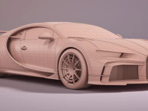 Bugatti Chiron Pur Sport 3D Model