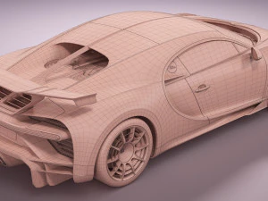 Bugatti Chiron Pur Sport 3D Model