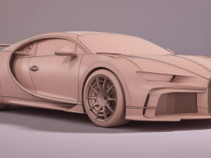Bugatti Chiron Pur Sport 3D Model