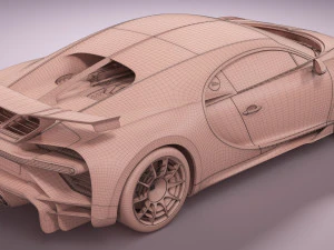 Bugatti Chiron Pur Sport 3D Model