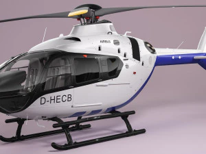 Helic&oacute;ptero Airbus H135 Modelo 3D