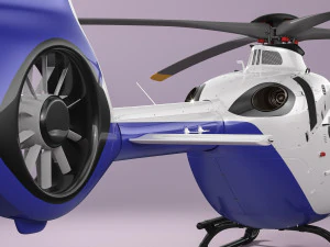 Helic&oacute;ptero Airbus H135 Modelo 3D