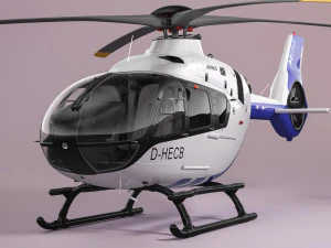 Helic&oacute;ptero Airbus H135 Modelo 3D