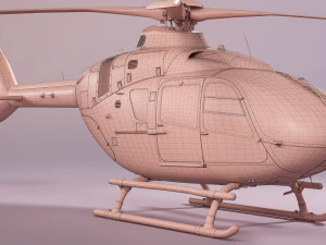 Helic&oacute;ptero Airbus H135 Modelo 3D