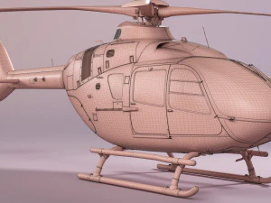 Helic&oacute;ptero Airbus H135 Modelo 3D