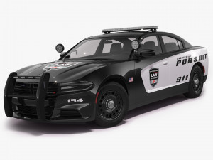 Dodge Charger Police 3D-Modell