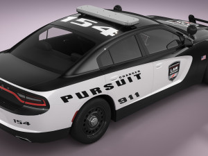 Dodge Charger Police Model 3D