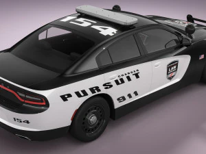 Dodge Charger Police 3D Model