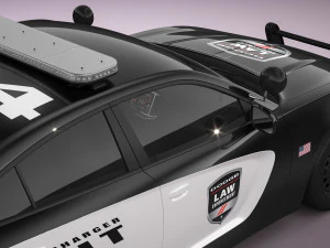 Dodge Charger Police 3D Model