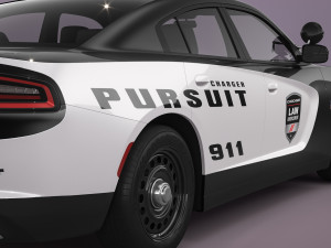Dodge Charger Police Model 3D