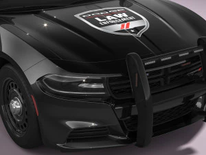 Dodge Charger Police 3D Model