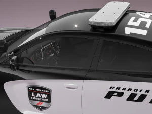 Dodge Charger Police 3D Model