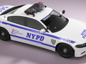 Dodge Charger NYPD Modelo 3D