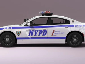 Dodge Charger NYPD 3D Model