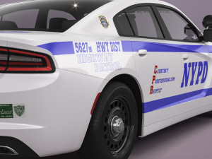 Dodge Charger NYPD Modelo 3D