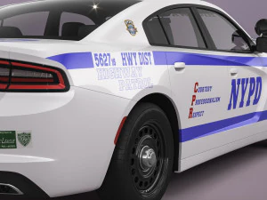 Dodge Charger NYPD 3D Model