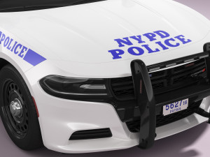 Dodge Charger NYPD Modelo 3D