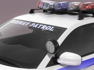 Dodge Charger NYPD Modelo 3D