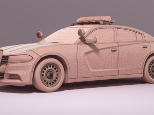 Dodge Charger NYPD Modelo 3D