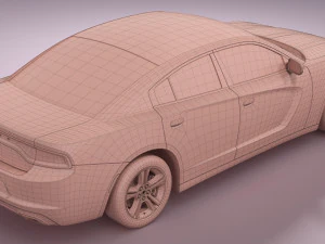 Dodge Charger SXT 2023 3D Model