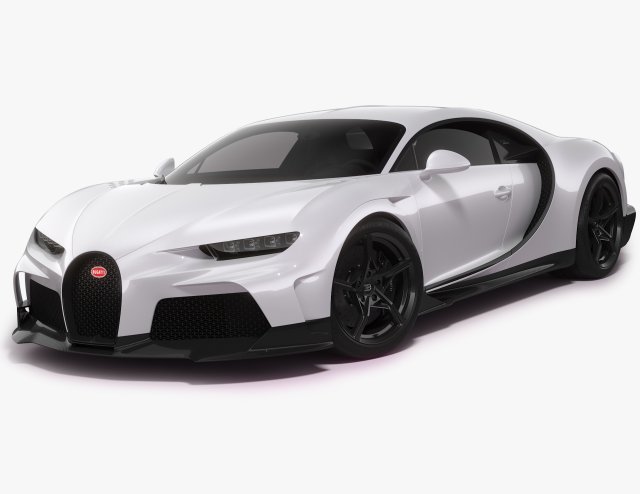 Bugatti Chiron Super Sport 3D-Modell .c4d .max .obj .3ds .fbx .stl .blend 