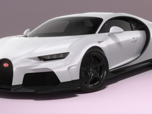 Bugatti Chiron Super Sport 3D-Modell