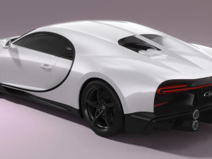 Bugatti Chiron Super Sport 3D Model