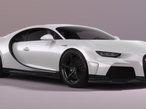 Bugatti Chiron Super Sport 3D-Modell