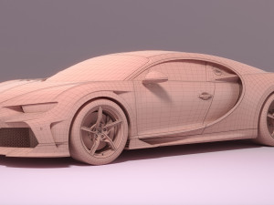 Bugatti Chiron Super Sport 3D-Modell