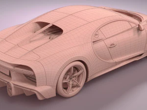 Bugatti Chiron Super Sport 3D Model