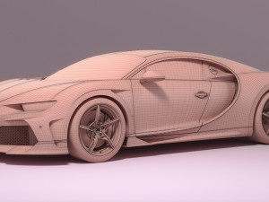 Bugatti Chiron Super Sport 3D-Modell