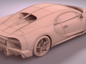 Bugatti Chiron Super Sport 3D-Modell