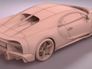 Bugatti Chiron Super Sport 3D Model