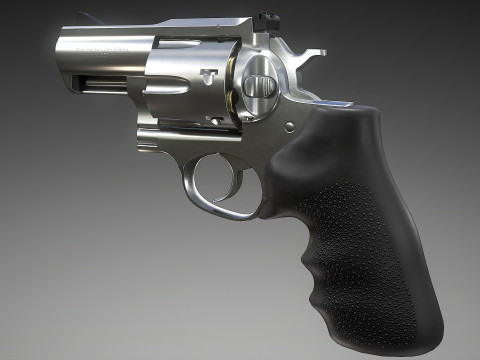 Ruger Super Redhawke Alaskan 3D Model